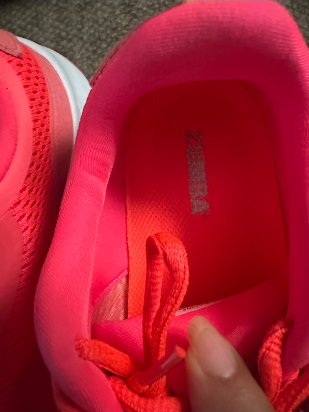 Zumba Fitness Neon Pink & Lime Pull-Tab Women's Sneakers - Picture 3 of 7